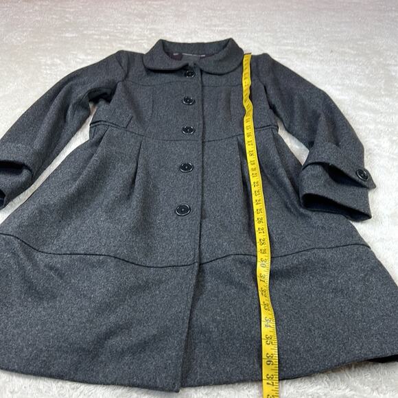 Maria Westerlind limited edition Lovis grey long wool blend peacoat,36 or small - Picture 5 of 13